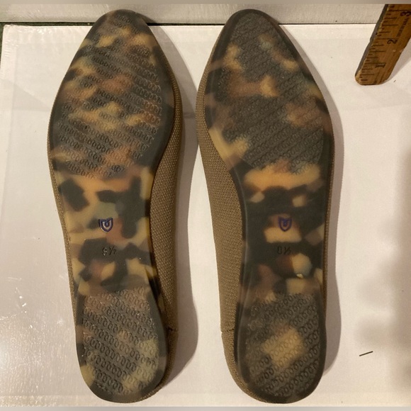 ROTHY’S | The Almond Demi Mule Sz 8.5 Portobello Taupe Knit Pointed Flats - Picture 4 of 8